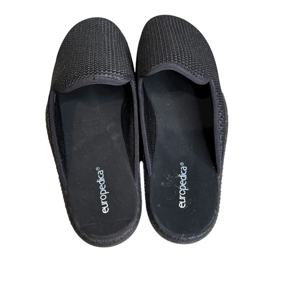 New Europedica Mesh Orthopedic Mule Unisex Slippers Black 42 S5